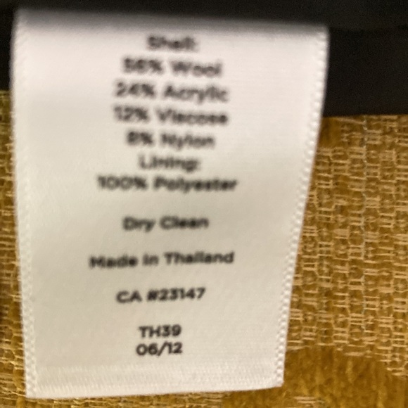 Talbots Black Shimmer Wool Blend Pencil Skirt - Picture 9 of 9